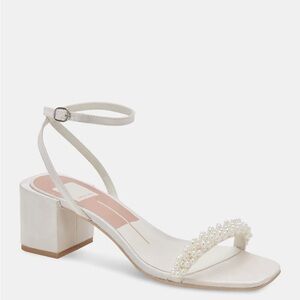 Dolce Vita Zalima heels in vanilla pearl